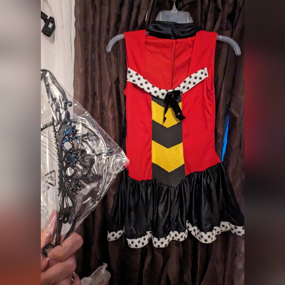 Juniors queen of hearts costume